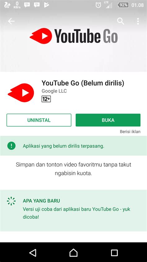 Aplikasi YouTube Hemat Kuota Download