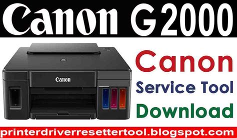 Canon G2000 resetter tool
