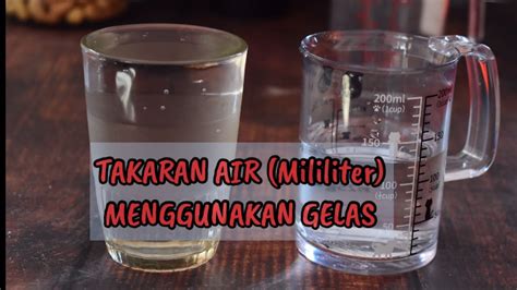 Cara Mengukur 65 ml Air dalam Gelas dengan Mudah