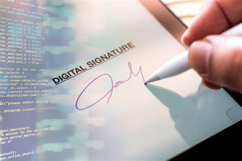 Digital signatures