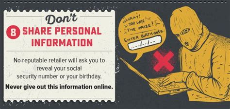 Don't Share Personal Information