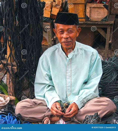 Elderly Indonesian people
