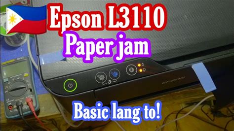 Epson L3110 paper jam