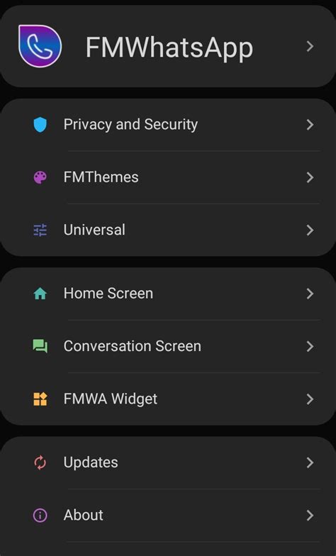 Privacy Settings FM WhatsApp