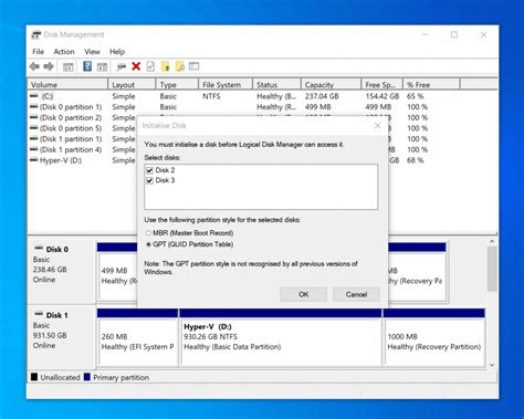 Finding Disk Management in Windows 10