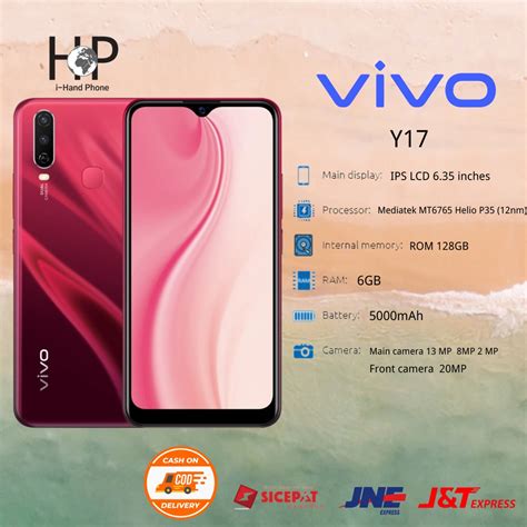 HP Vivo Indonesia Ram 8GB Baterai 5000 mAh