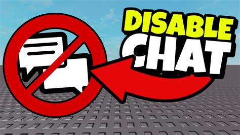 How to disable chat on Roblox