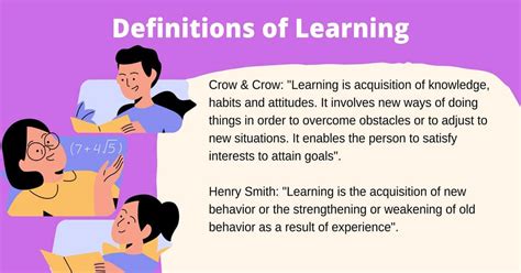 Learning Definition