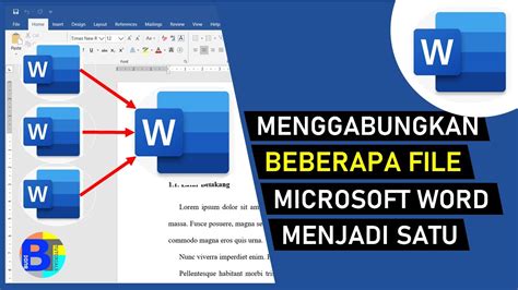 Menggabungkan dokumen di Microsoft Word