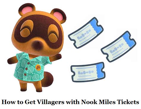 Nook Miles Tickets Animal Crossing