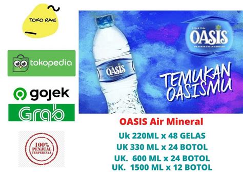 Ukuran Oasis Gelas