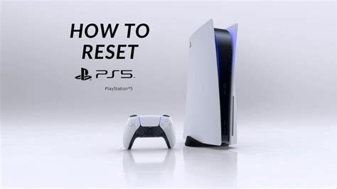 PS5 console reset