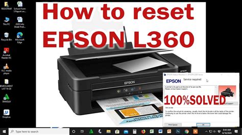 Reset Epson L360