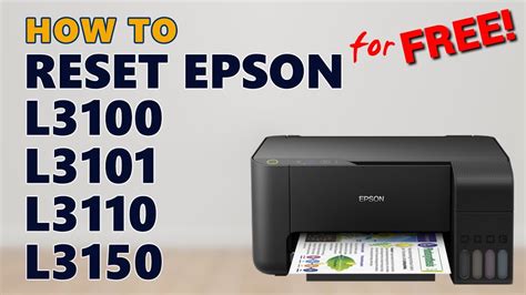Reset Printer Epson L3150
