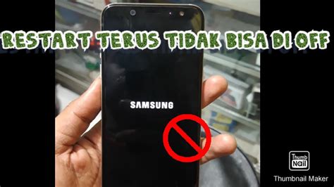 Restart ponsel Samsung