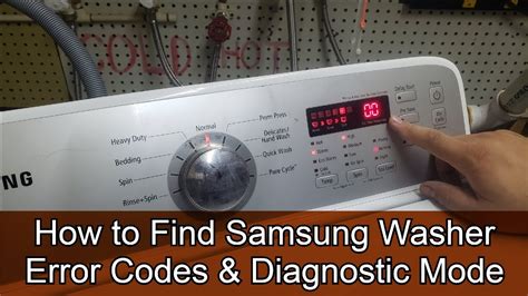 Troubleshooting common Samsung washer issues
