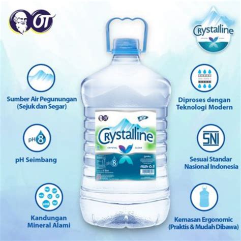 Simpan Air Mineral Crystalline Gelas Terlalu Lama