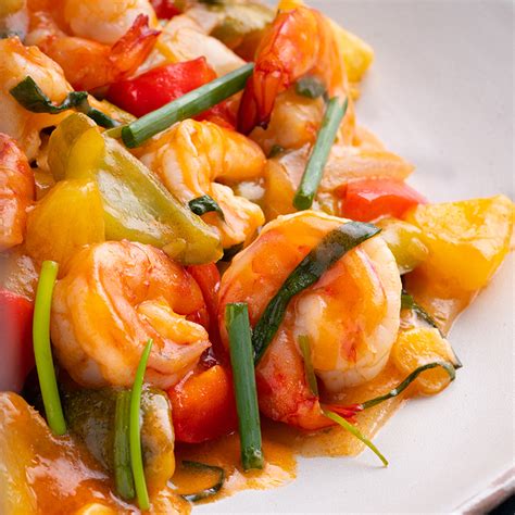 Sweet and Sour Prawn and Oyong