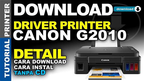 Tahap 5 Panduan Instal Driver Canon Pixma G2010