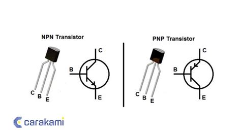 gambar transistor pnp dan npn