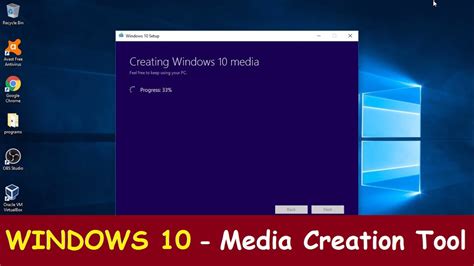 Windows 10 ISO Create Media