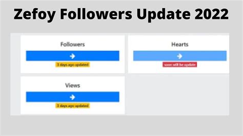 Zefoy Followers Update Logo