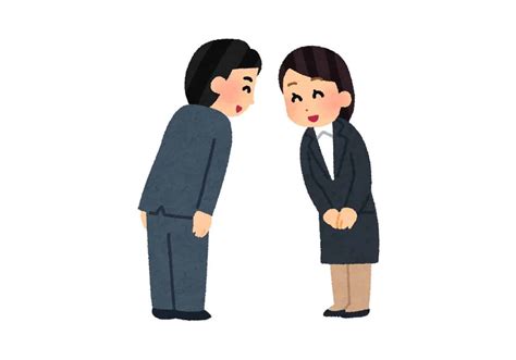 Greeting cartoon in Japan