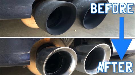 clean and replace exhaust pipe