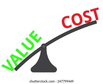 Cost vs Value Icon