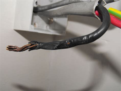 damaged wiring and connectors