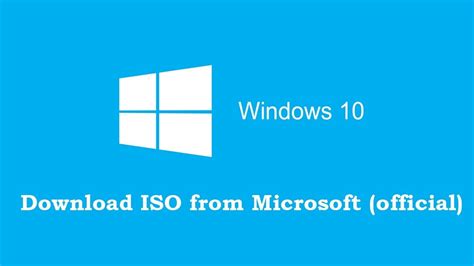 Download Windows 10 ISO File