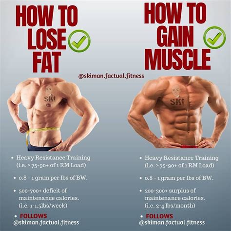 effective strategies to lose fat and gain muscle