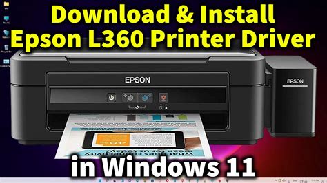 Install Epson Scanner L360 Driver