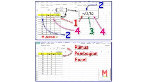 excel rumus pembagian gambar