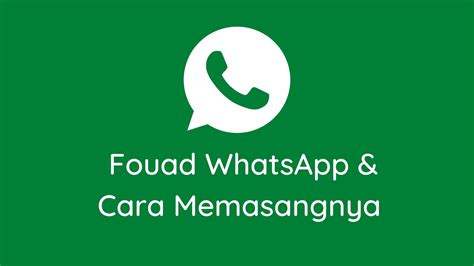Fitur Privasi Fouad WhatsApp