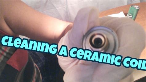 how to clean ceramic coils