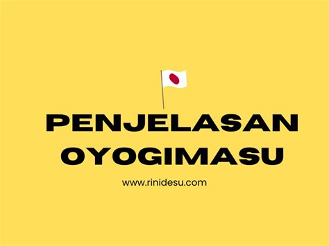 oyogimasu indonesia