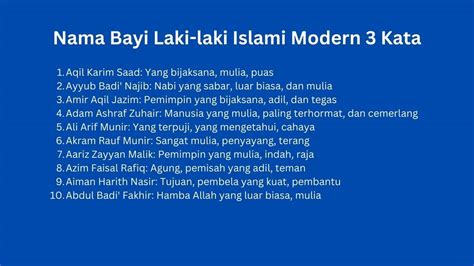 Menjaga Kesehatan: Nama-nama Islam Laki-laki Populer di Indonesia