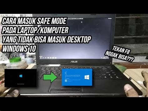 laptop tidak mau masuk safe mode
