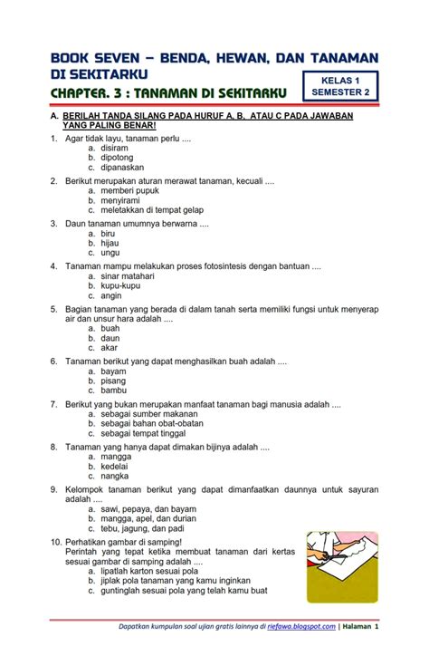 soal tema 5 kelas 3