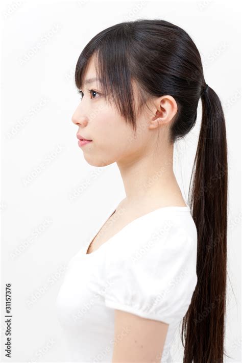 long ponytail japanese