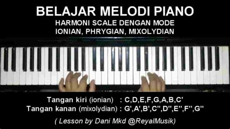 Melodi harmoni keyboard