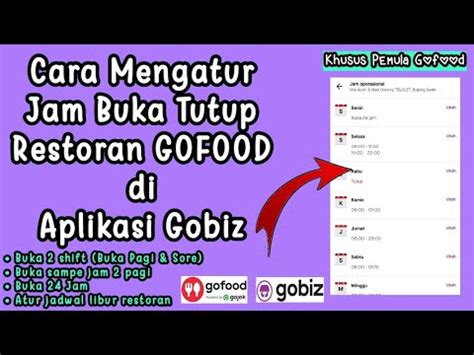 mengatur operasional gofood indonesia