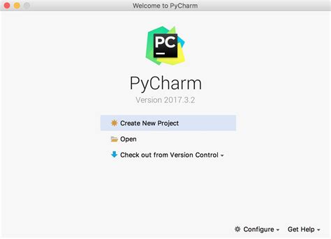 PyCharm New Project