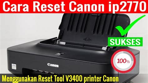 Canon IP2770 printer reset
