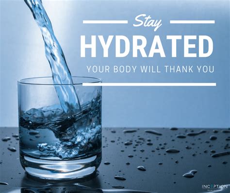 Stay Hydrated