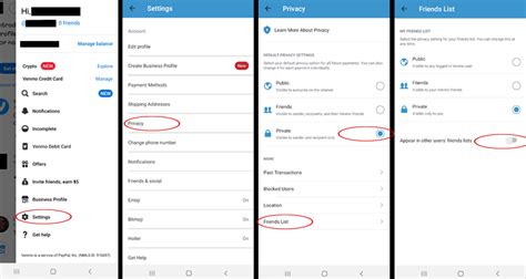 Venmo Settings
