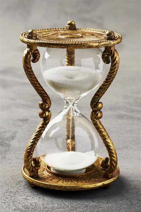 watch and hourglass