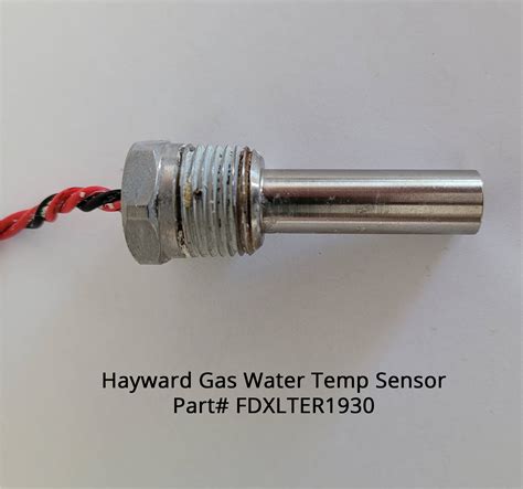 water temperature sensor on hayward heater