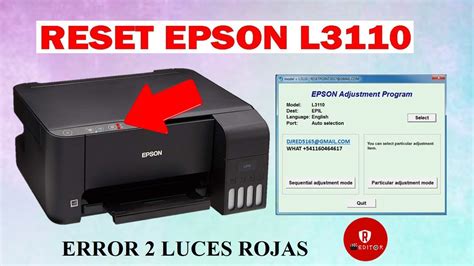 Epson L3110 Reset